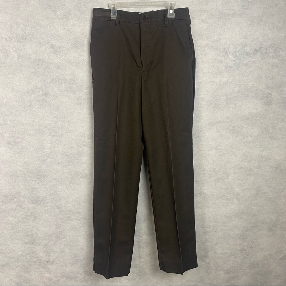 Vintage WearGuard Uniform Pants Men's Size 30x29.5 Brown Made In USA